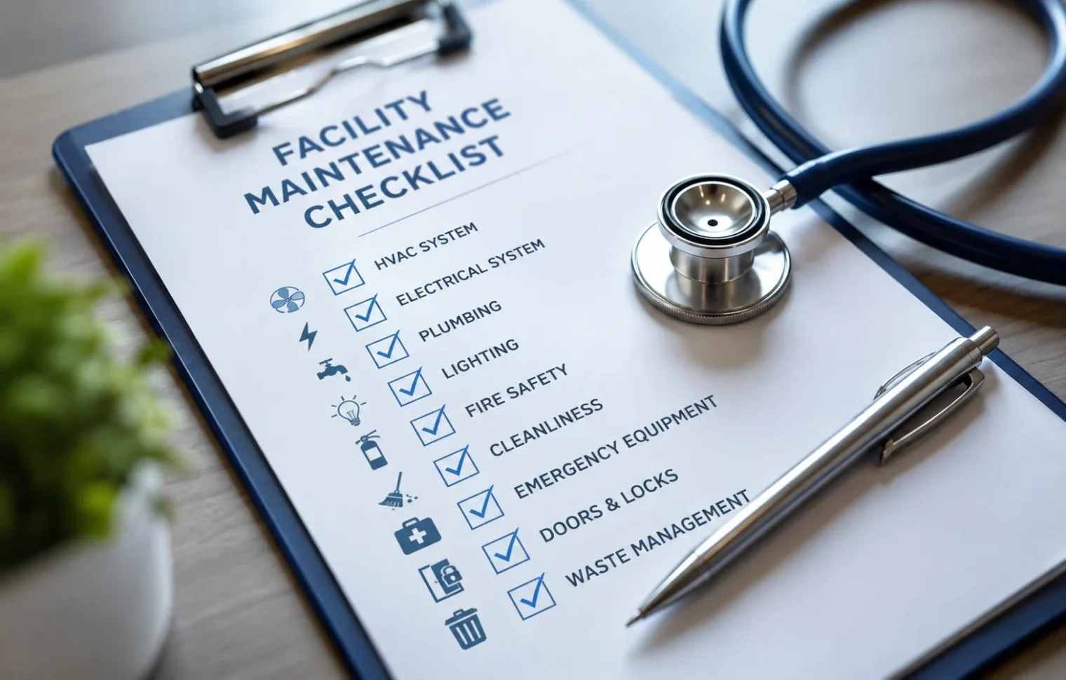 Florida Medical Office Maintenance Checklist